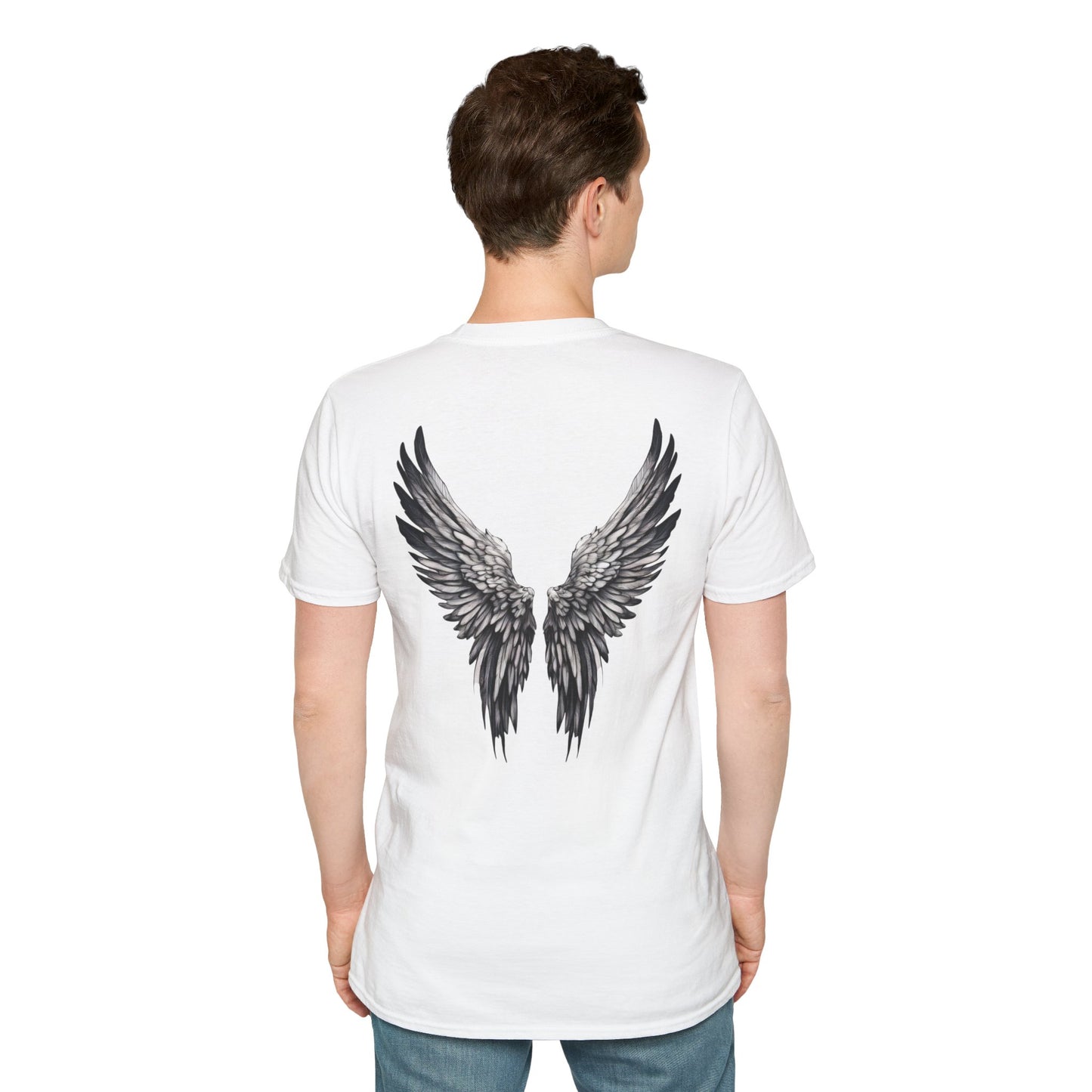 T-Shirt - Unisex Softstyle, Angel with Wings