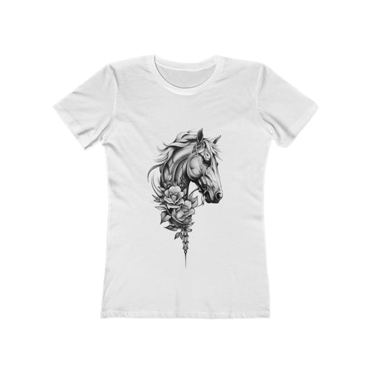 Horse Head, The Boyfriend Tee for Women - Original Prints Co