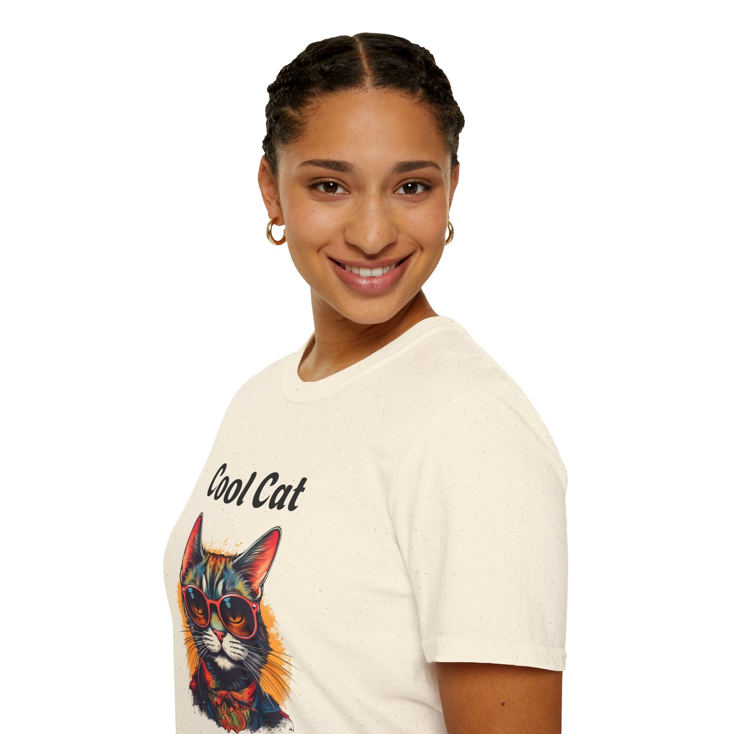 Cool Cat Unisex Softstyle T-Shirt