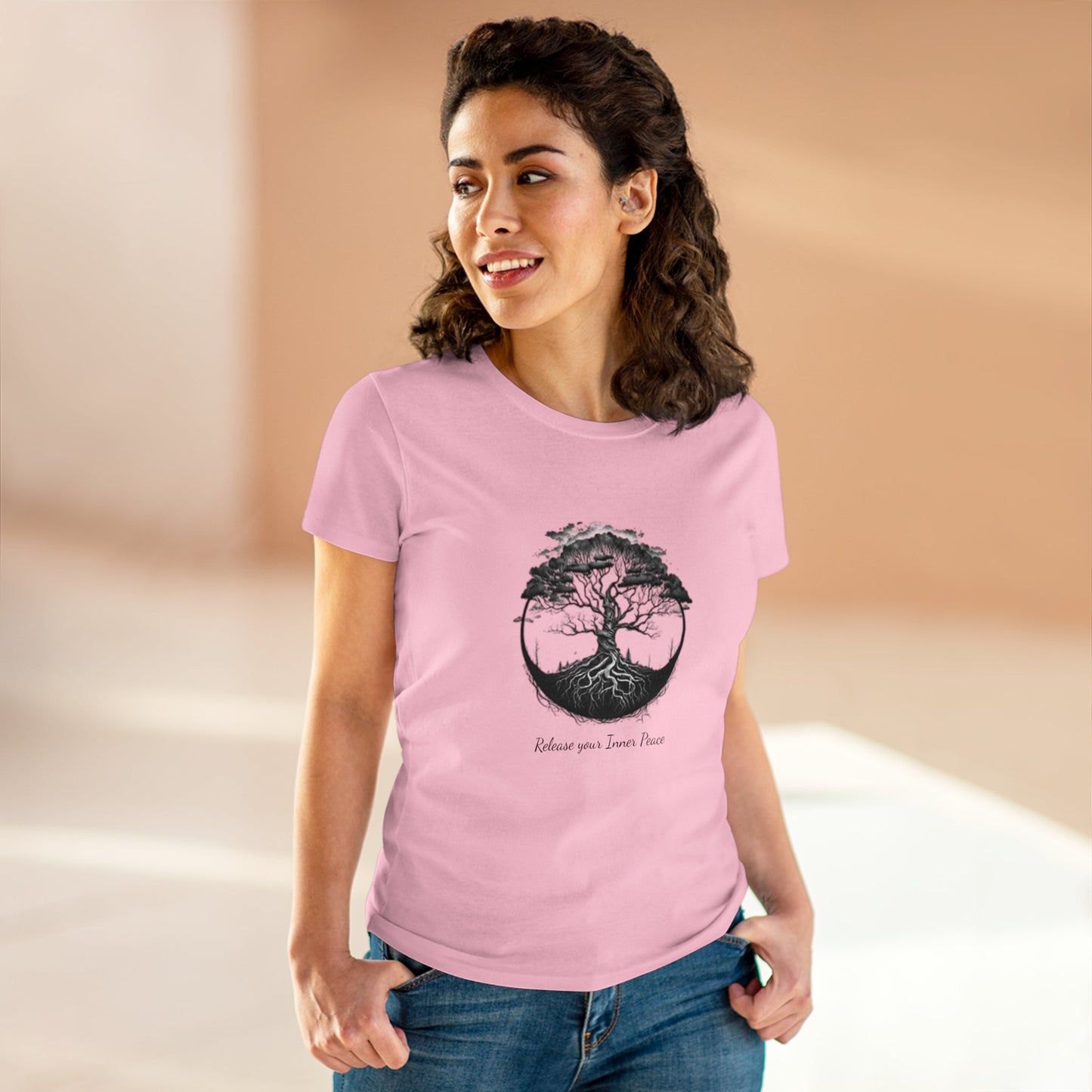 Inner Peace, Women's Cotton Tee