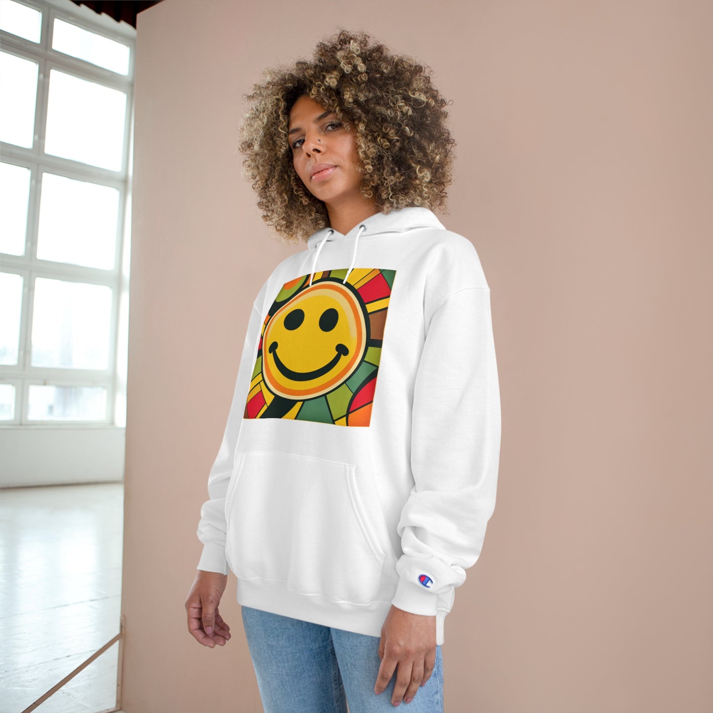 Smiley Face, Champion Hoodie