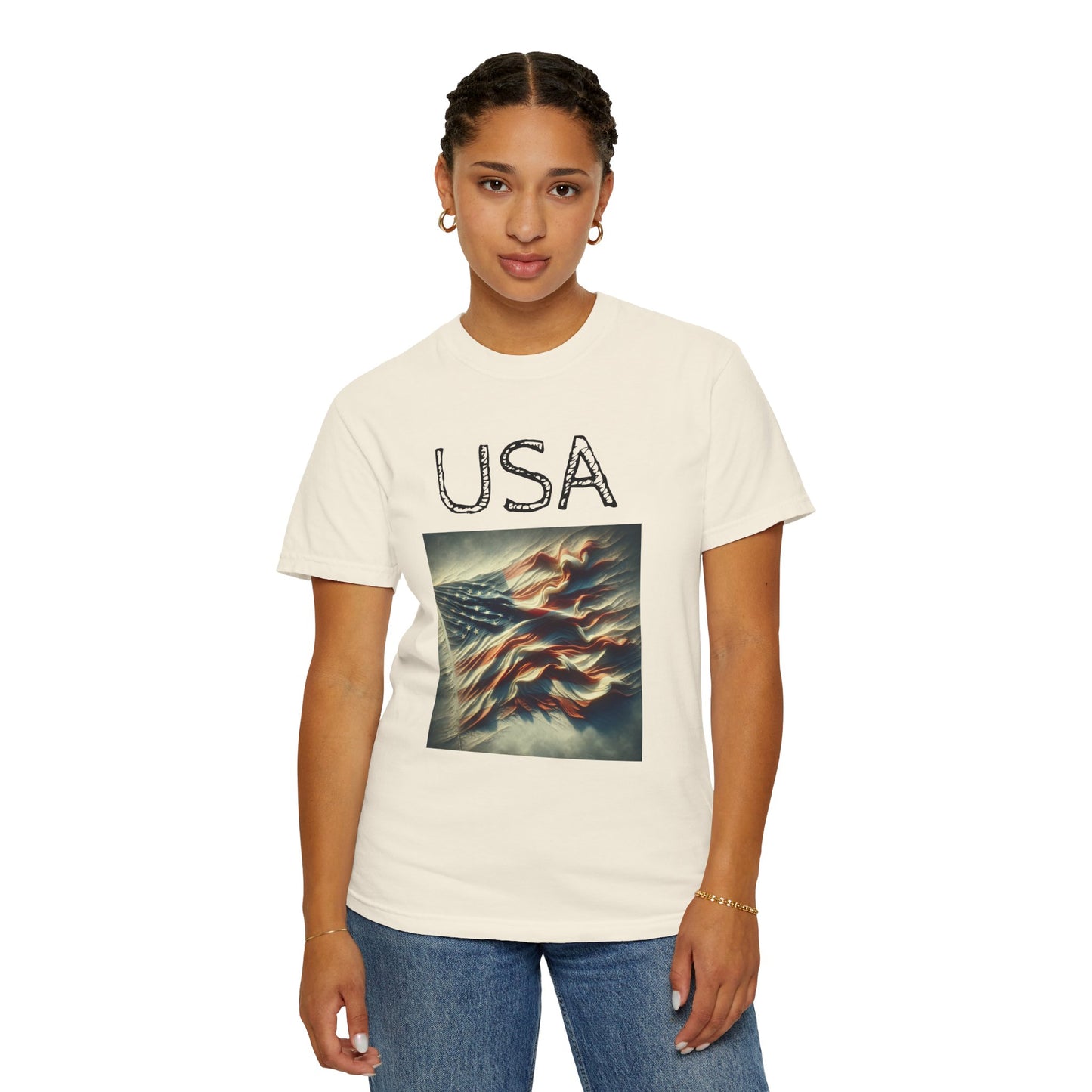 USA Flag, Unisex T-shirt