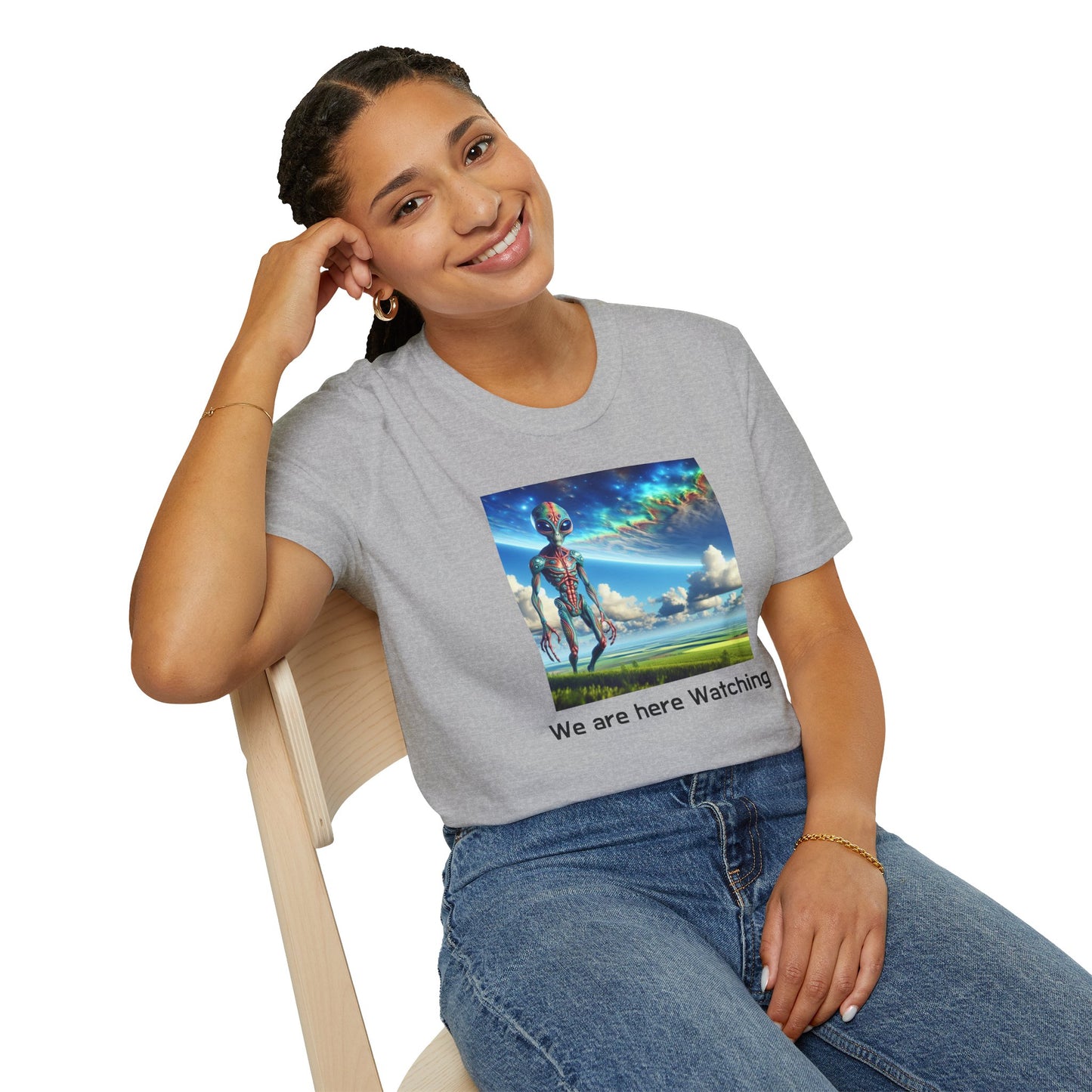 We are here Watching, Unisex T-Shirt