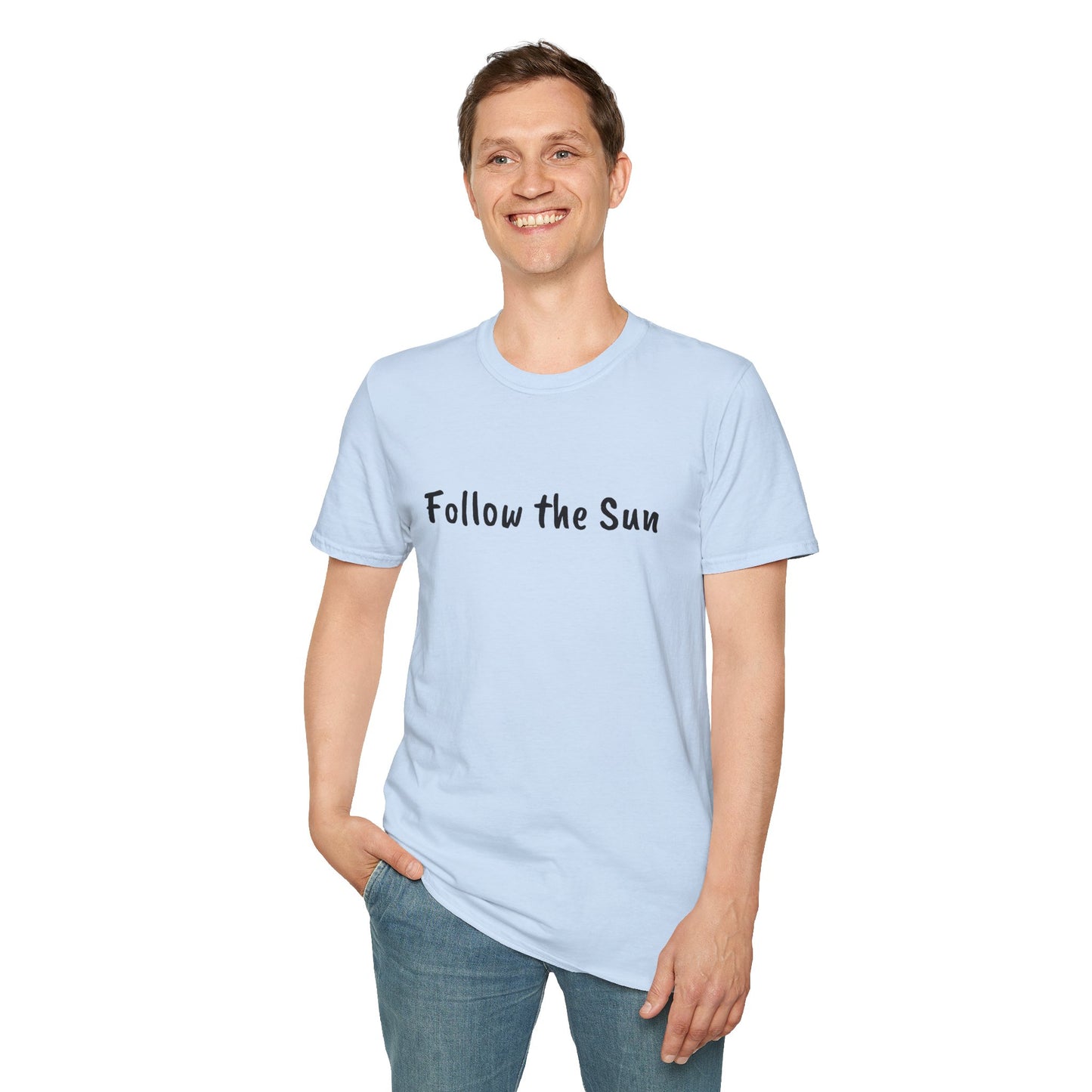 T-Shirt, Unisex Softstyle - Follow the Sun