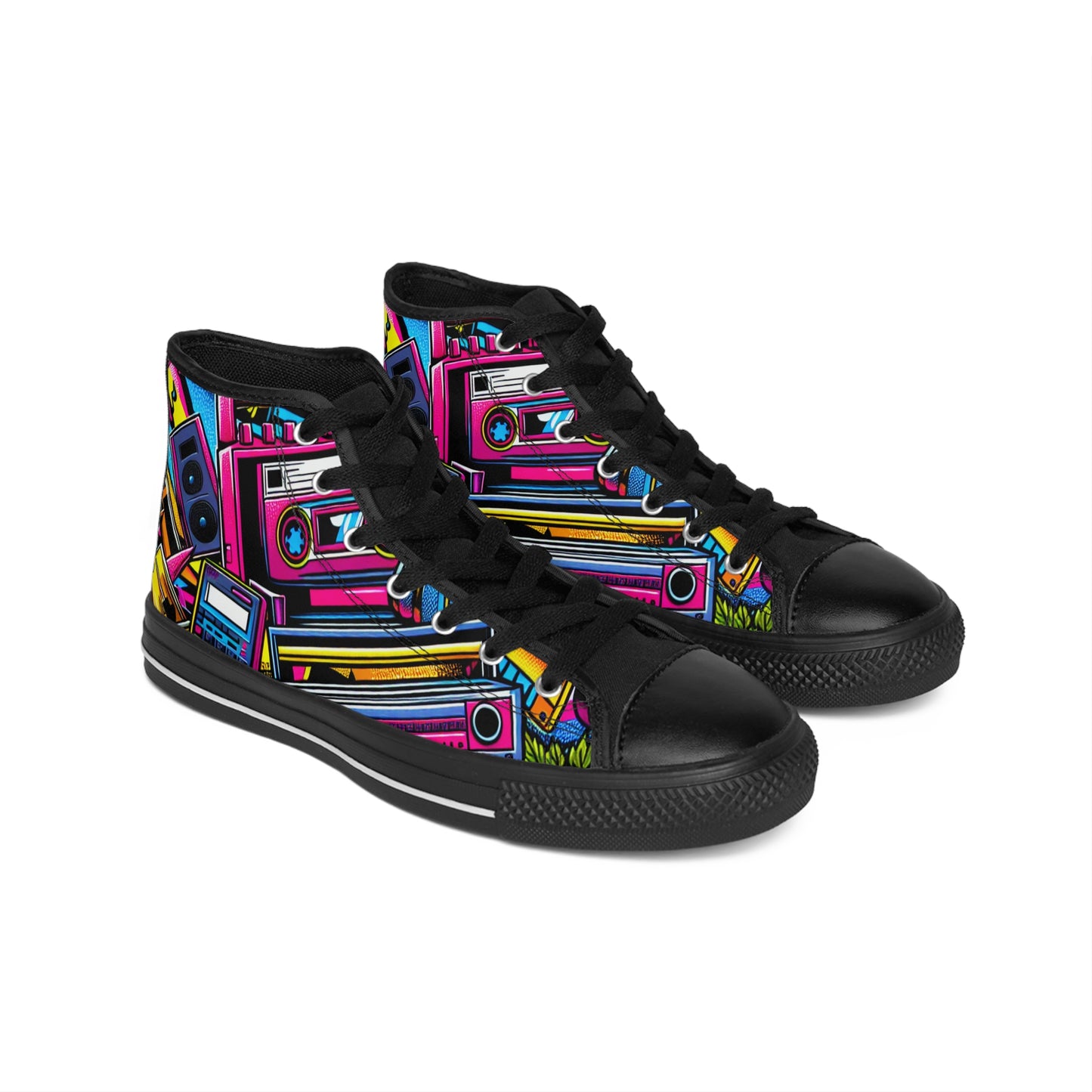 Retro Vibe High-Top Sneakers for Women