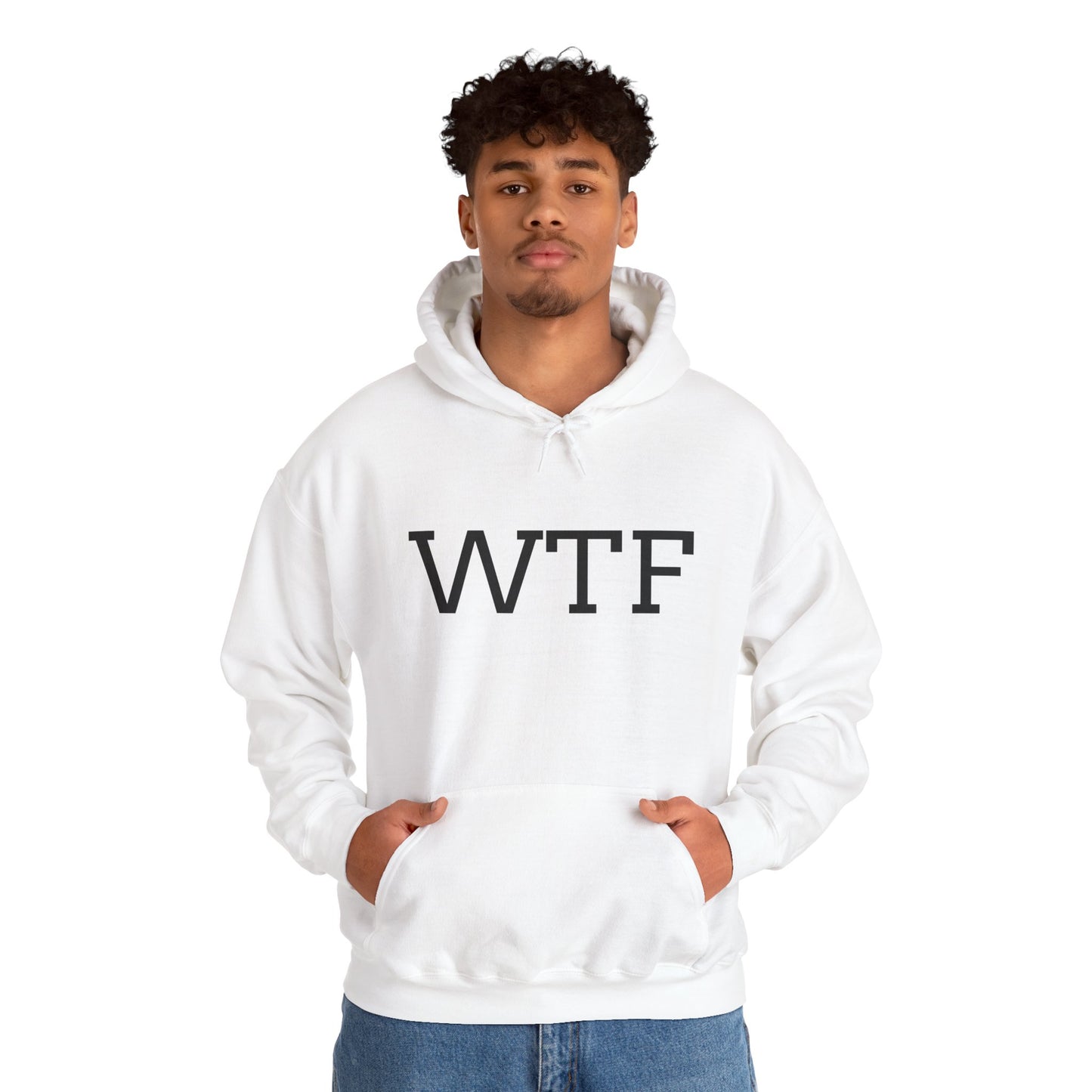 WTF, Unisex Heavy Blend™ Hooded Sweatshirt - Original Prints Co