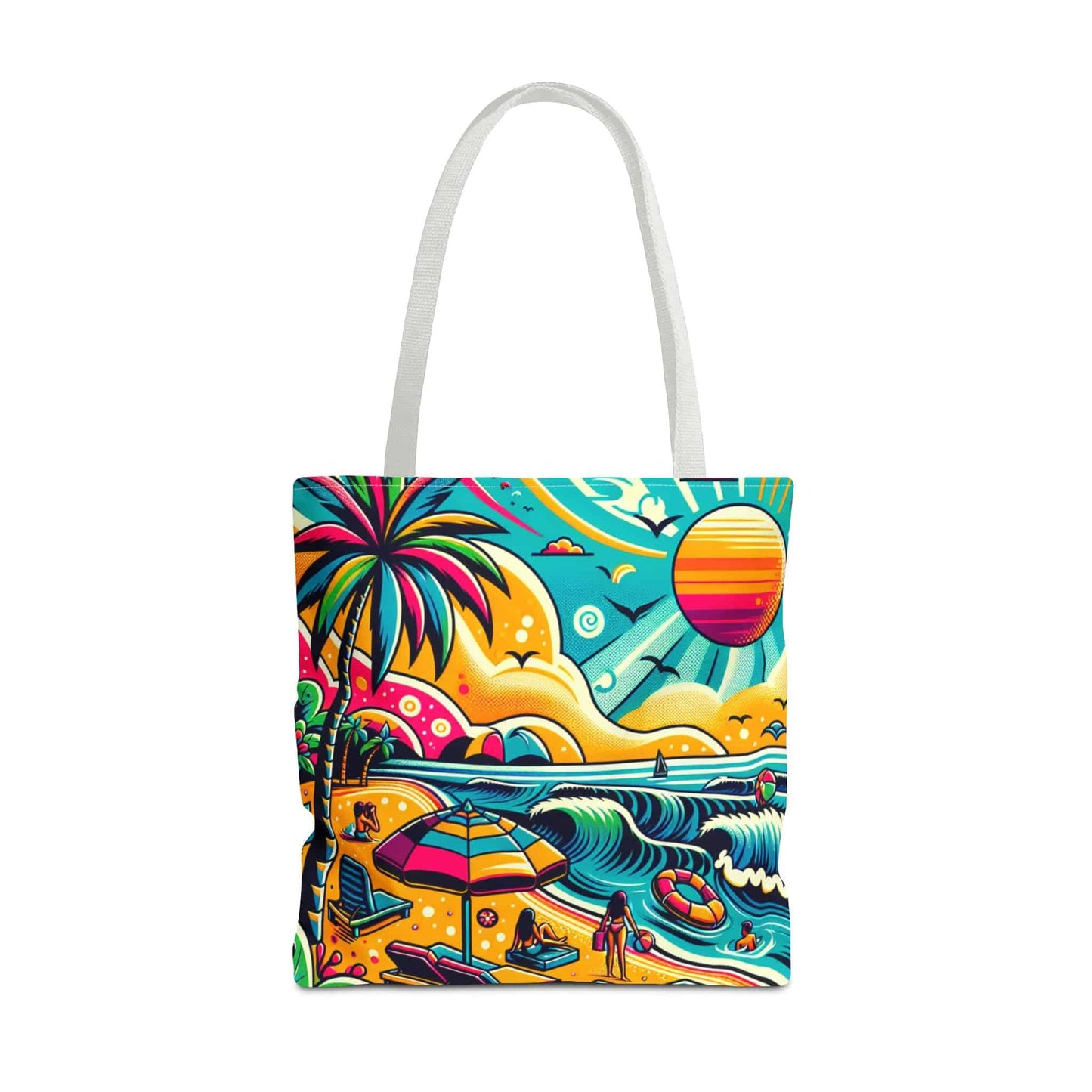 Tote Bag, Beach Print