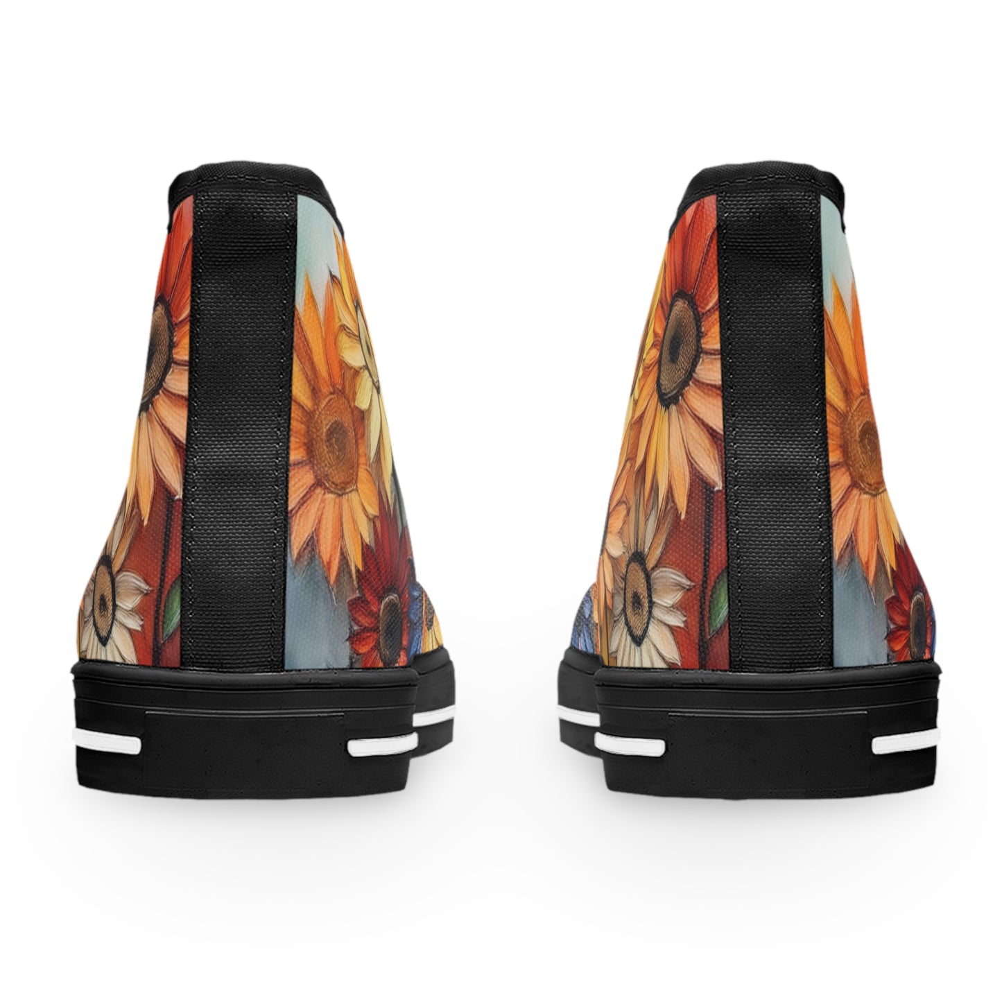 Floral High Top Sneakers for Women