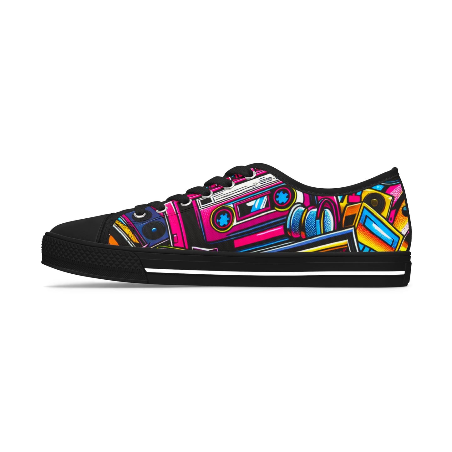 Retro Boombox Women's Low Top Sneakers