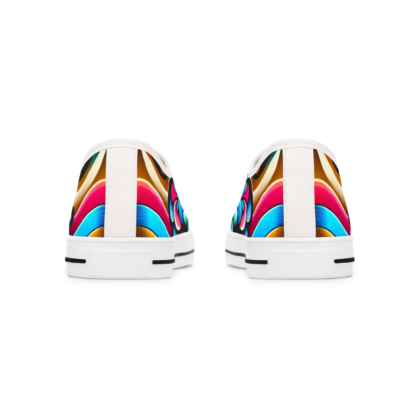 Colorful Butterfly Women's Low Top Sneakers