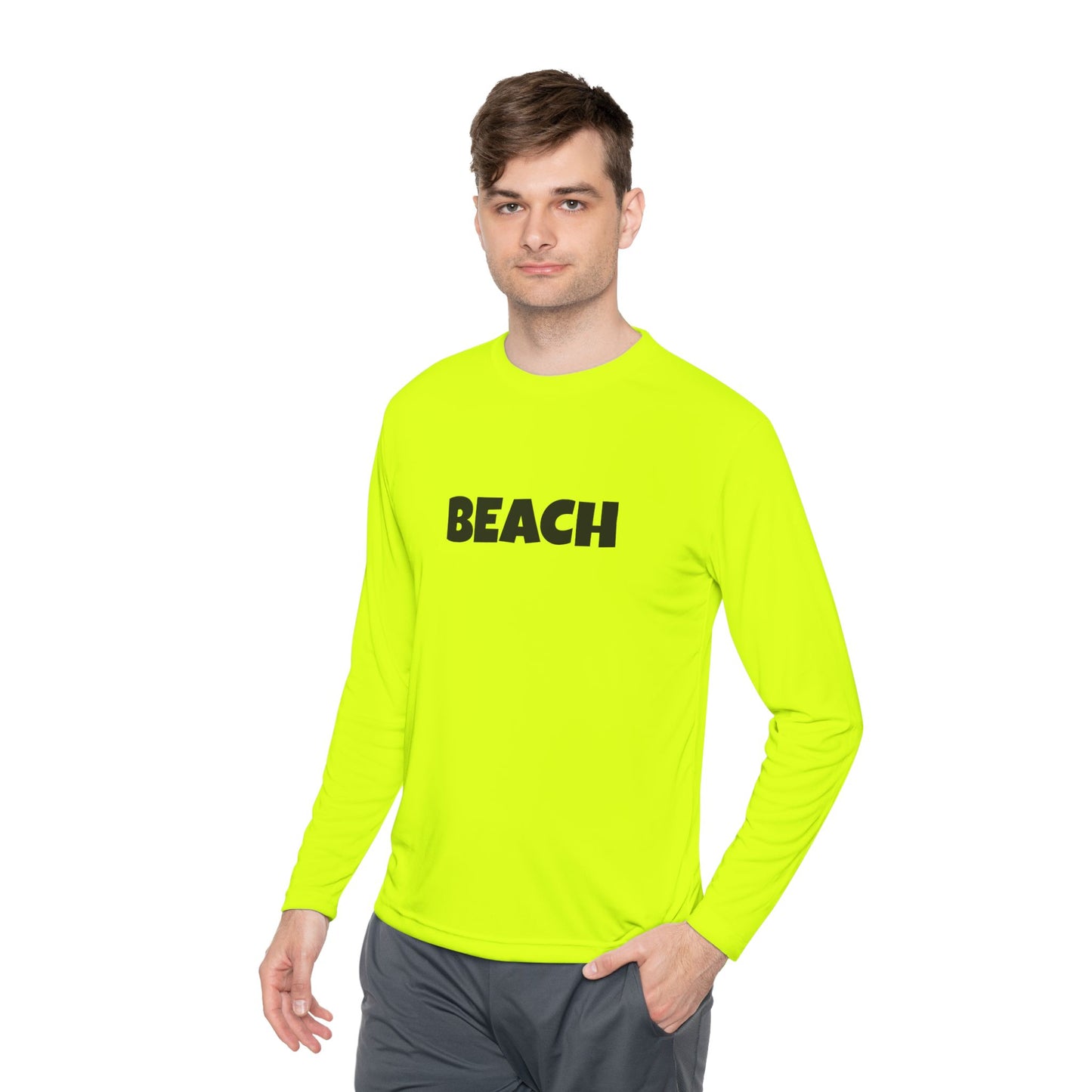 Beach Vibes Long Sleeve Tee - Unisex Lightweight Top for Casual Outings, Beach Days, Summer Celebration, Gift for Beach Lovers, [...]