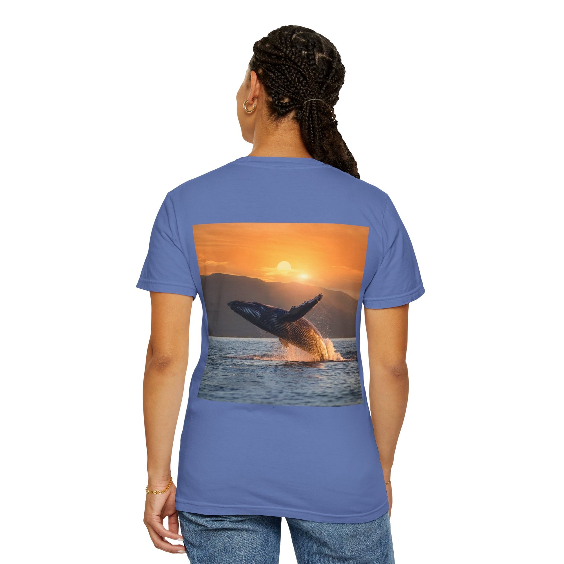 Lovin Life, Whale Print, Unisex T-shirt - Original Prints Co