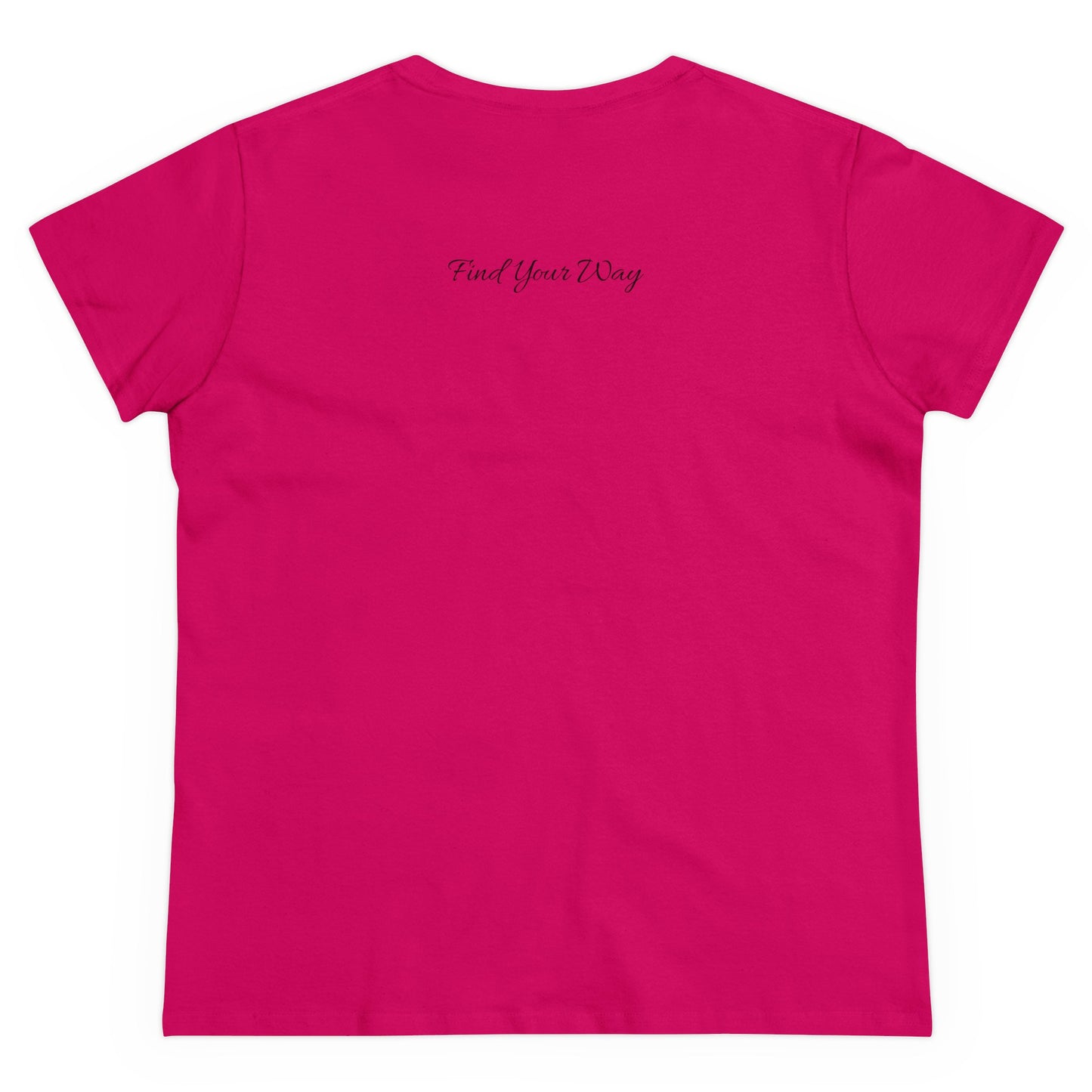 Women's Cotton Tee, Find your way