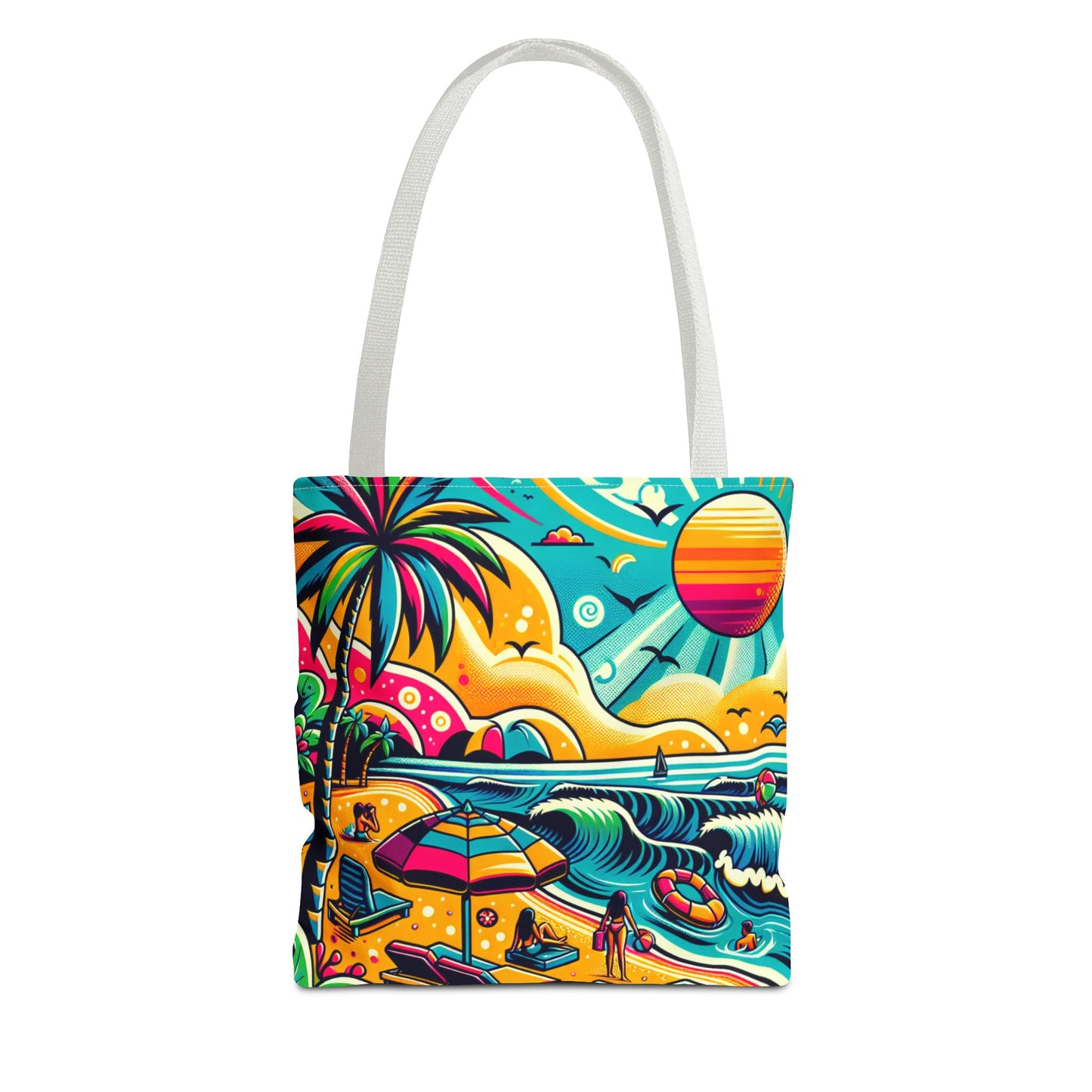 Tote Bag, Beach Print