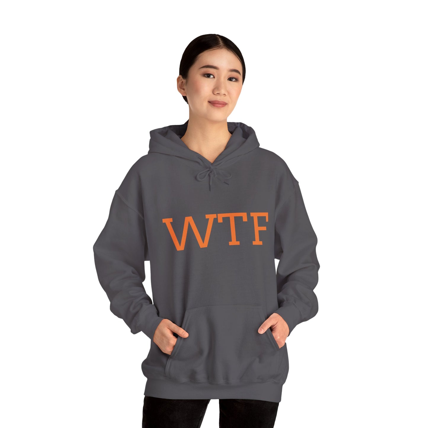 WTF, Unisex Heavy Blend™ Hooded Sweatshirt - Original Prints Co