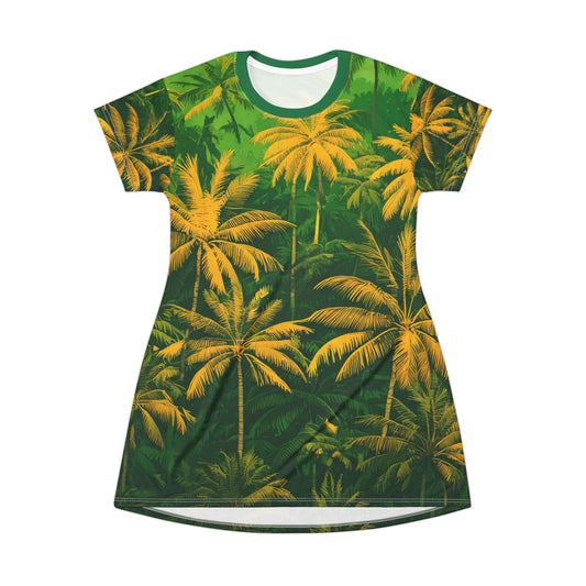 Palm Trees, T-Shirt Dress