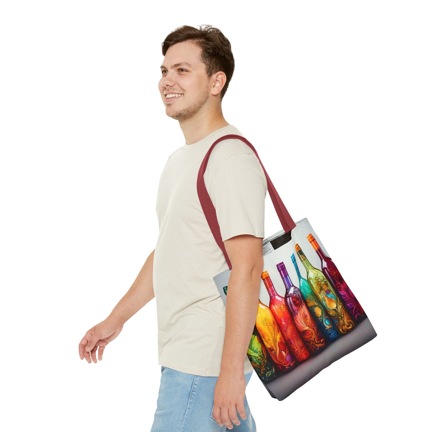 Wine Bottles, Tote Bag