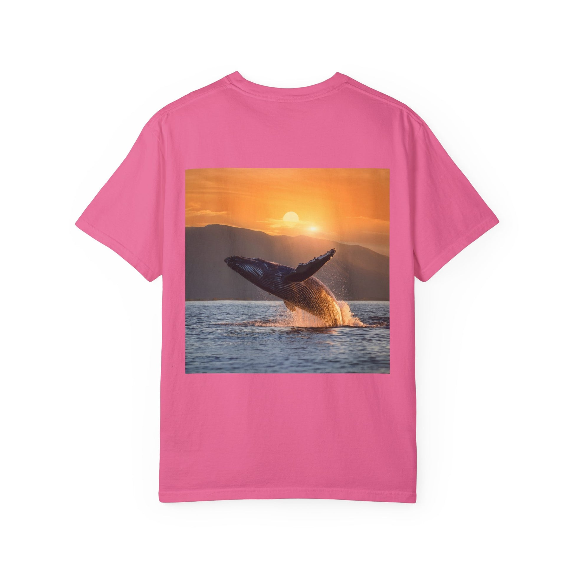 Lovin Life, Whale Print, Unisex T-shirt - Original Prints Co