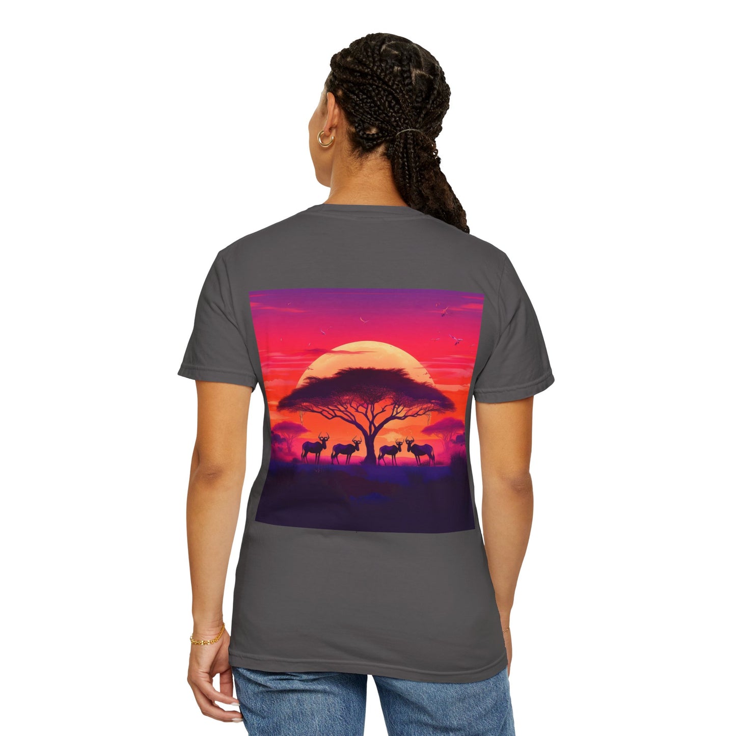 Safari Sunset, Unisex T-shirt