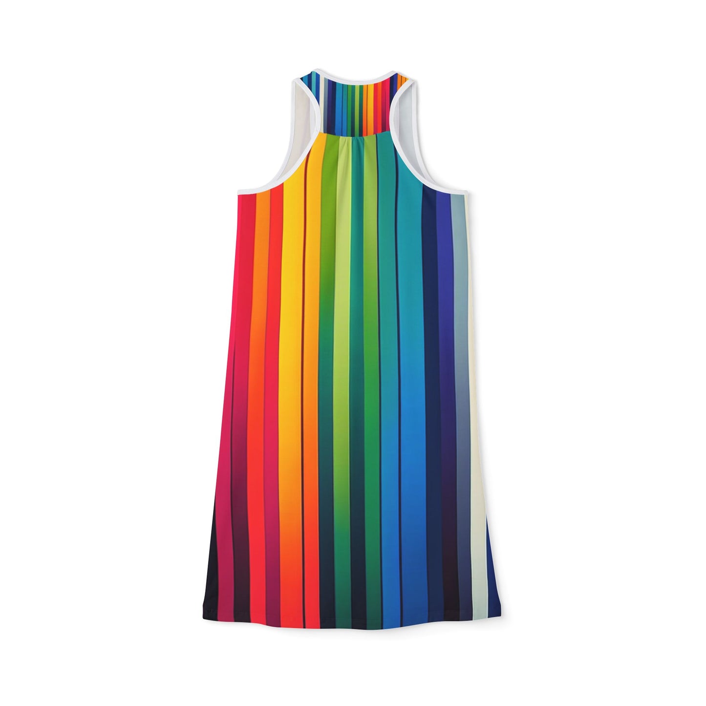 Women's Racerback Dress, Stripes