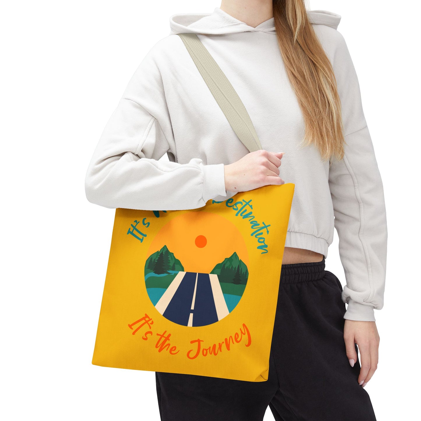 It's the Journey, Tote Bag