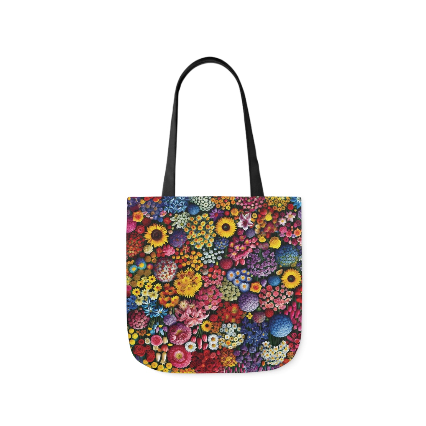 Canvas Tote Bag, Flowers