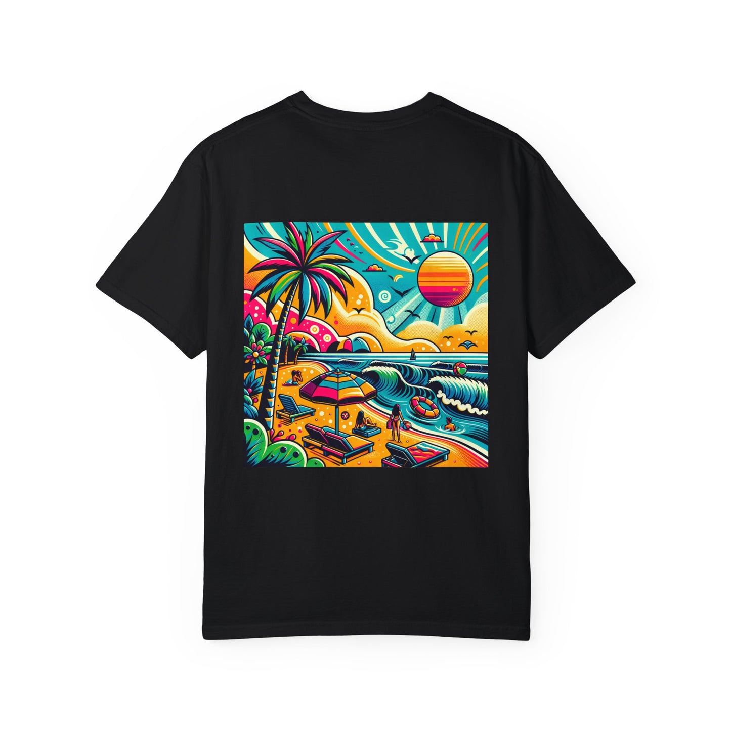 Unisex T-shirt, Beach Print