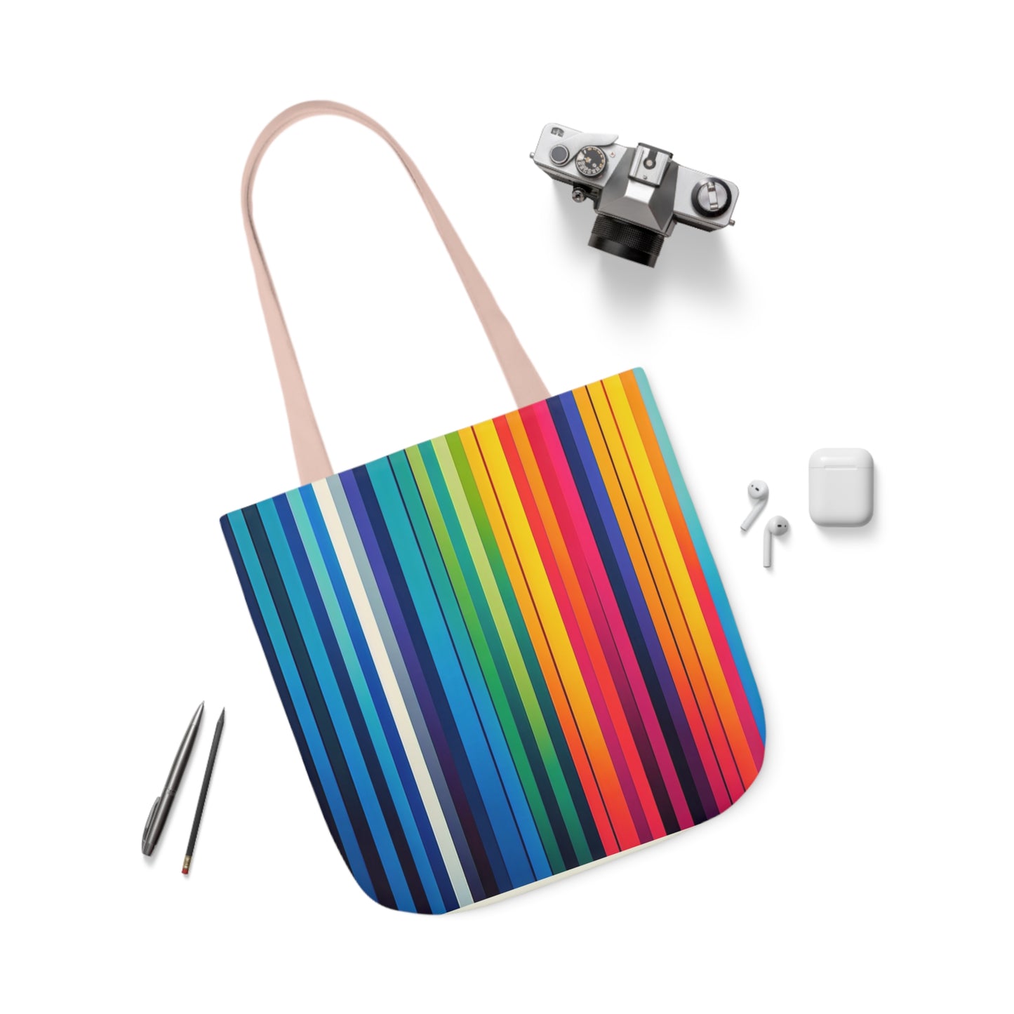 Stripes, Canvas Tote Bag