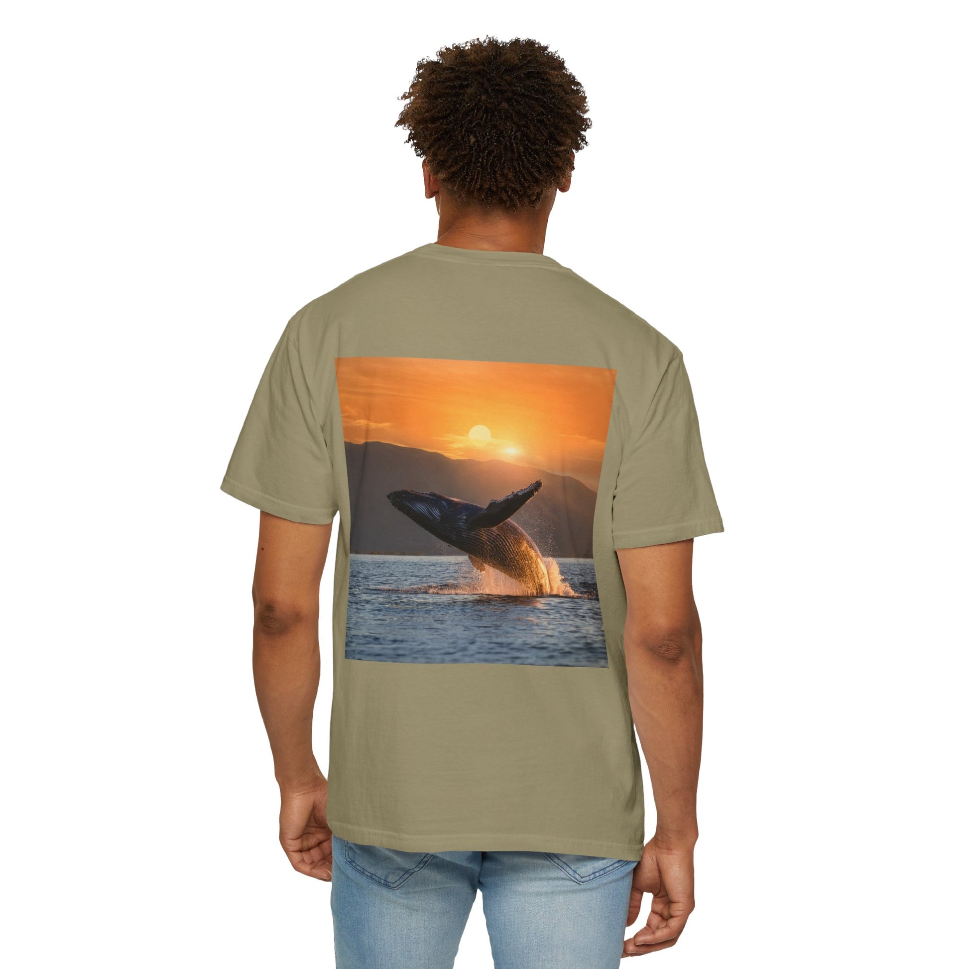 Lovin Life, Whale Print, Unisex T-shirt - Original Prints Co