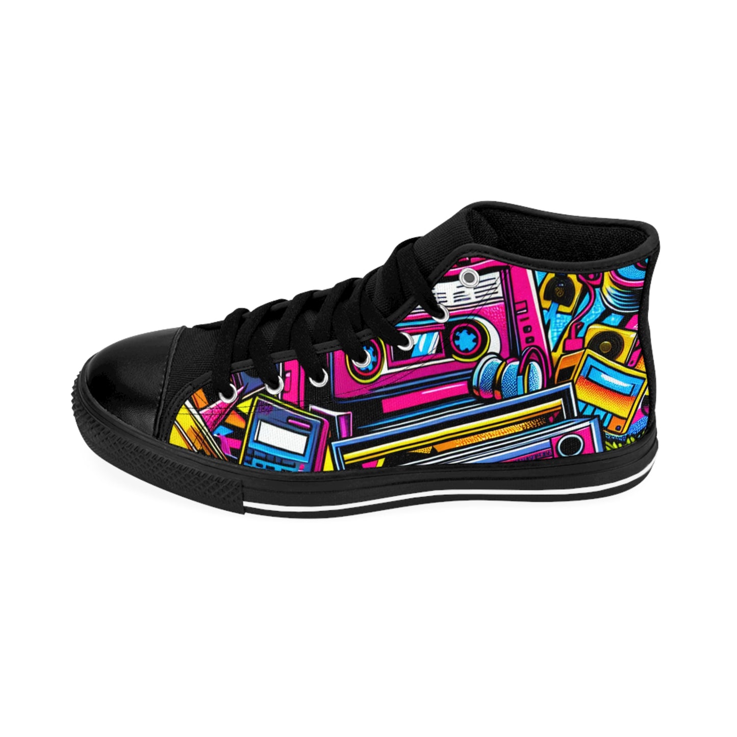 Retro Vibe High-Top Sneakers for Women