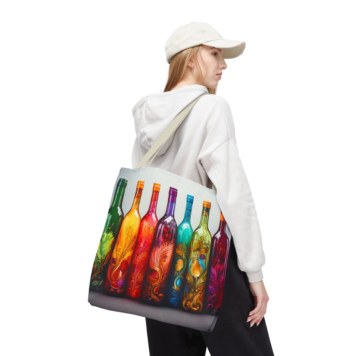 Wine Bottles, Tote Bag