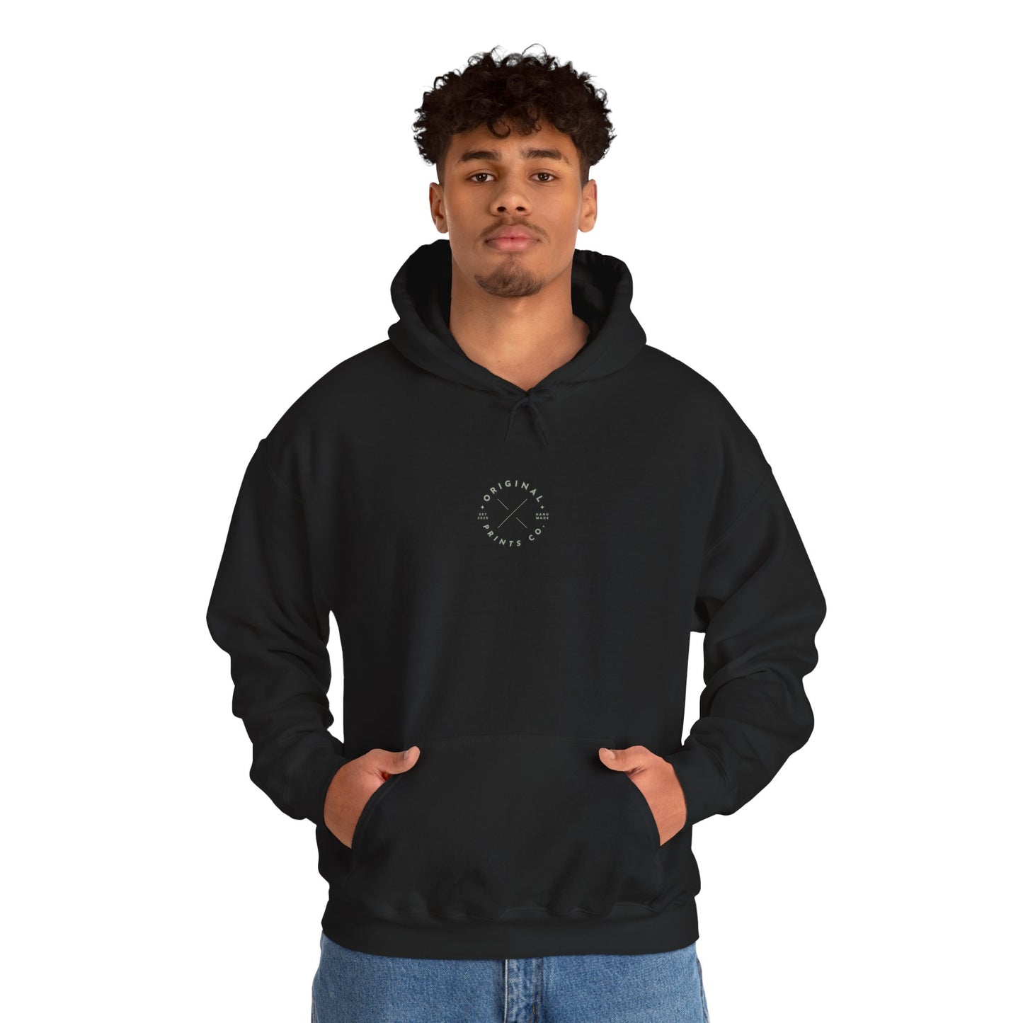 Original Prints Co Logo, Unisex Heavy Blend™ Hooded Sweatshirt