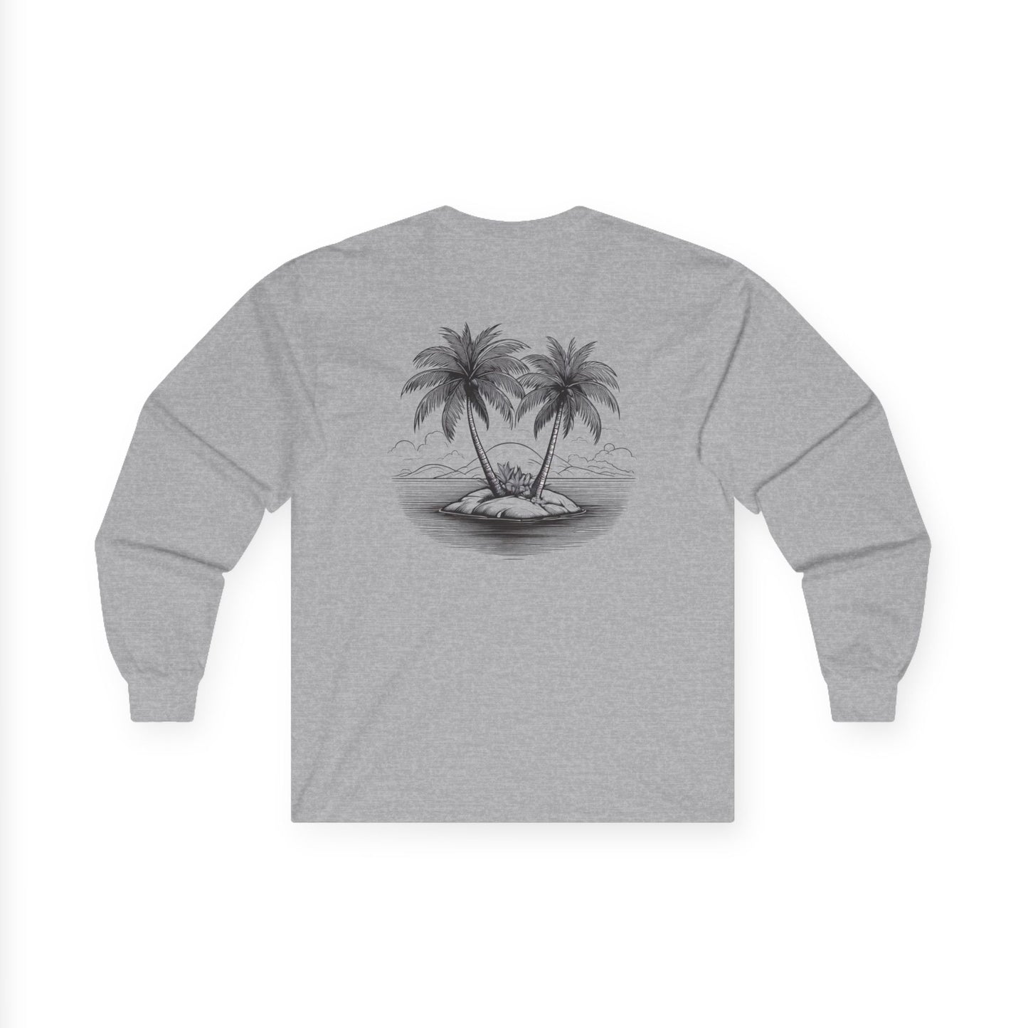 Island Life Unisex Cotton Long Sleeve Tee