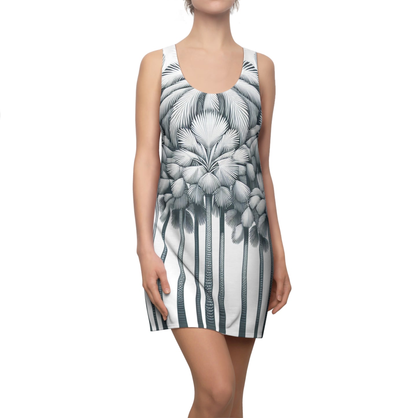 Palm Trees, Women's Racerback Dress