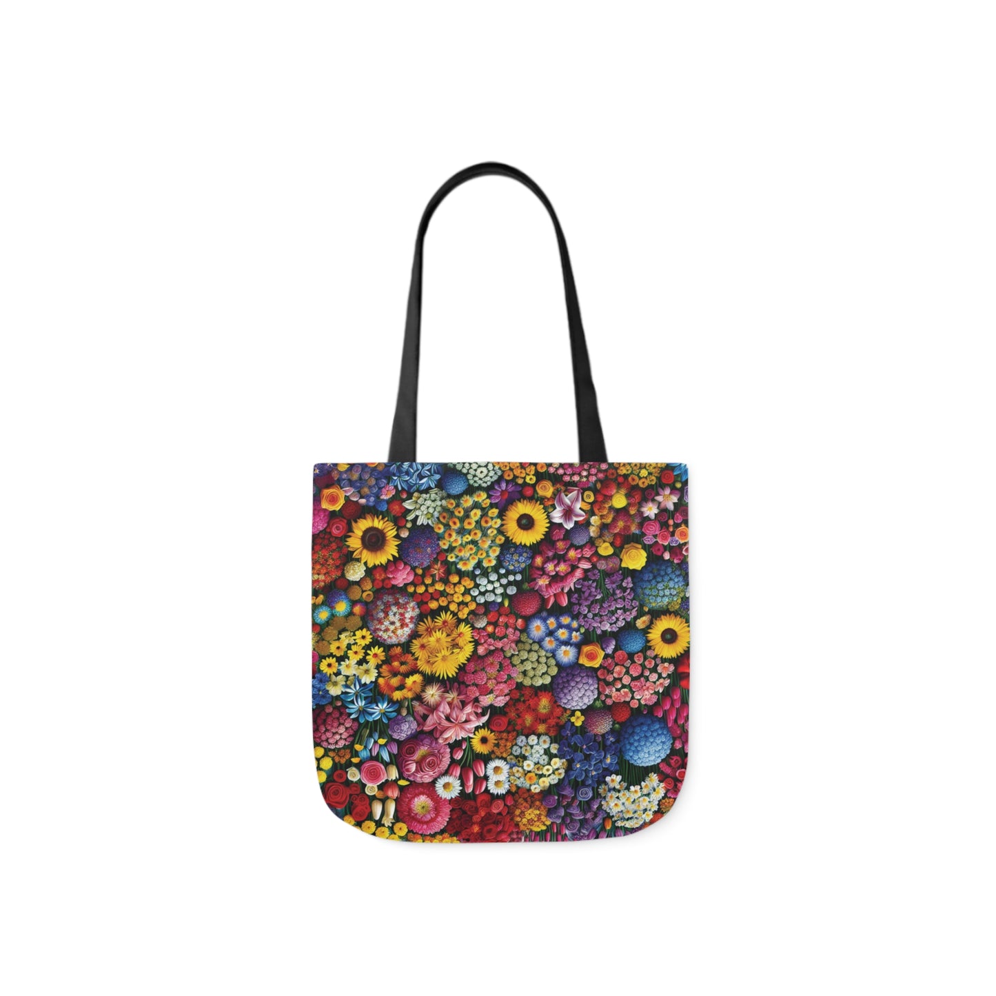 Canvas Tote Bag, Flowers