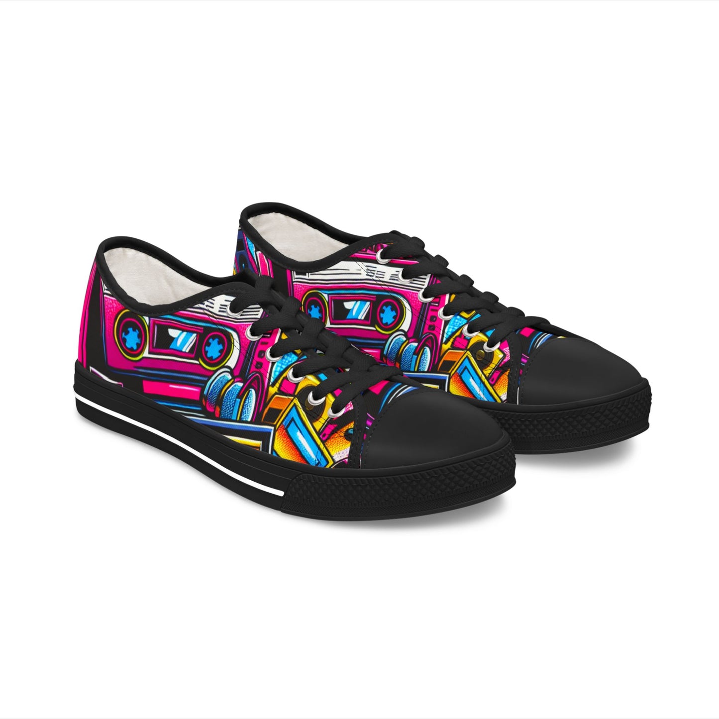 Retro Boombox Women's Low Top Sneakers