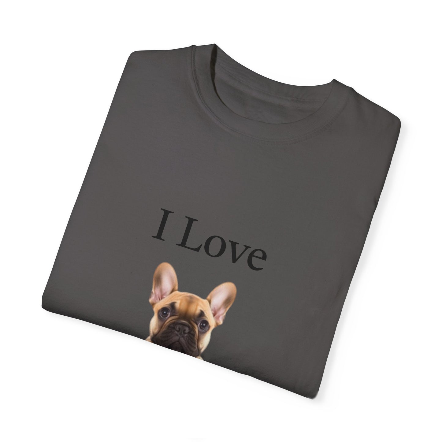 I Love, French BullDogs Unisex T-shirt