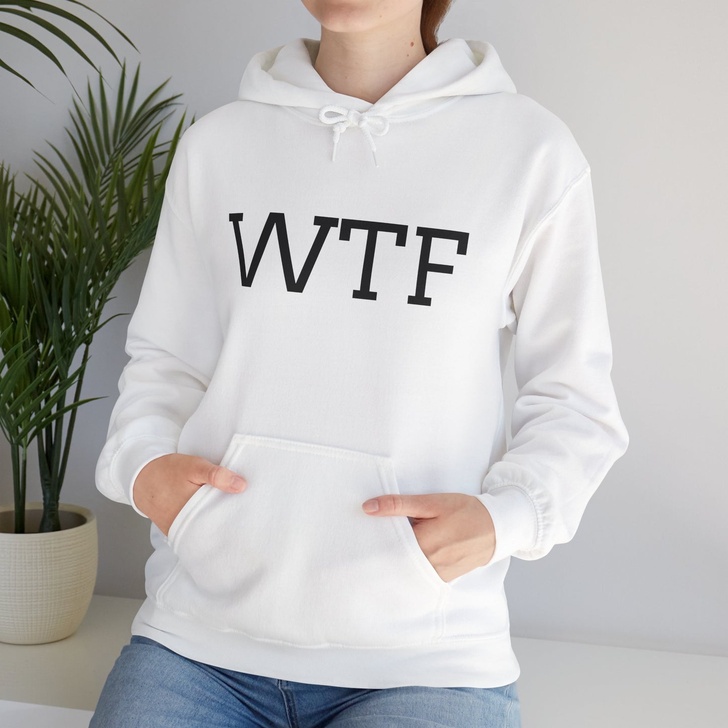 WTF, Unisex Hooded Sweatshirt