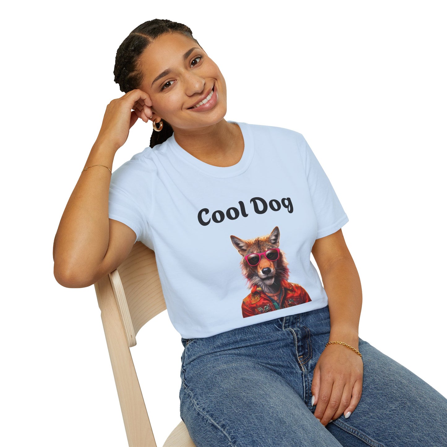 Cool Dog Graphic Unisex T-Shirt