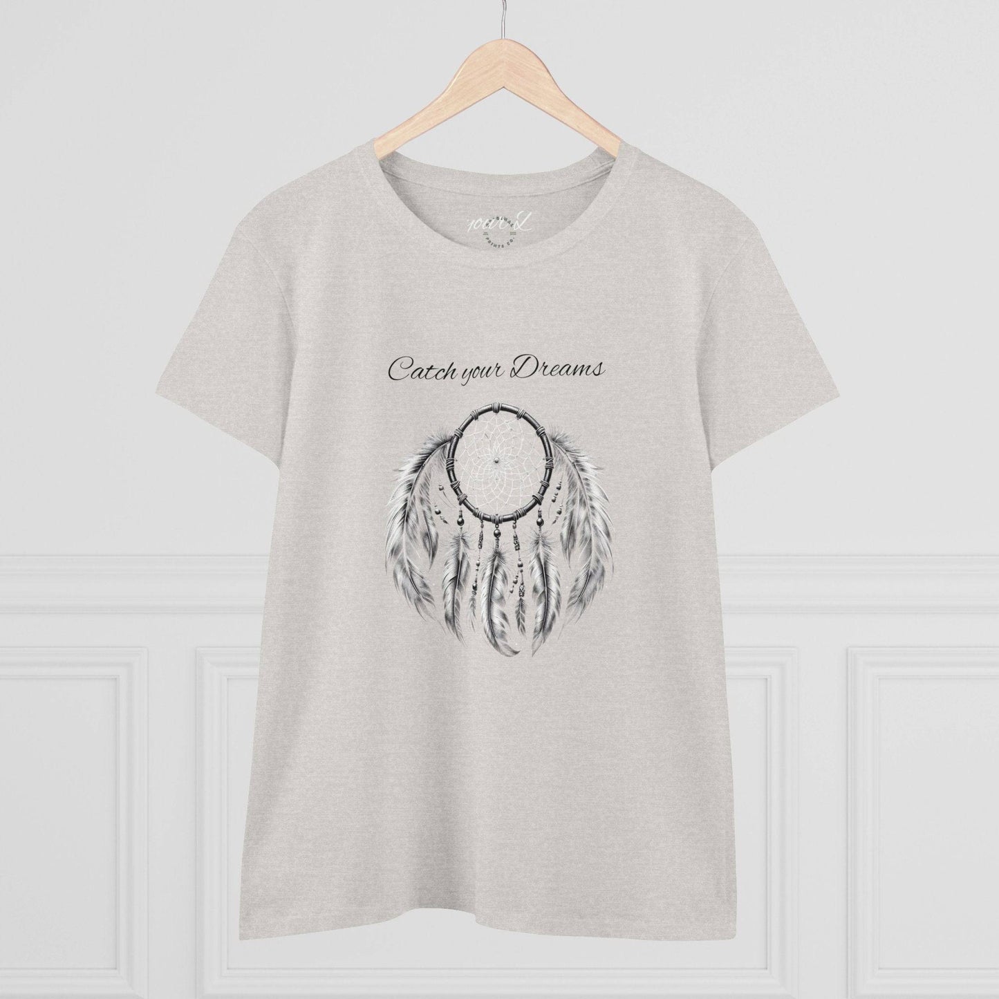 Women's Cotton Tee, Catch your Dreams