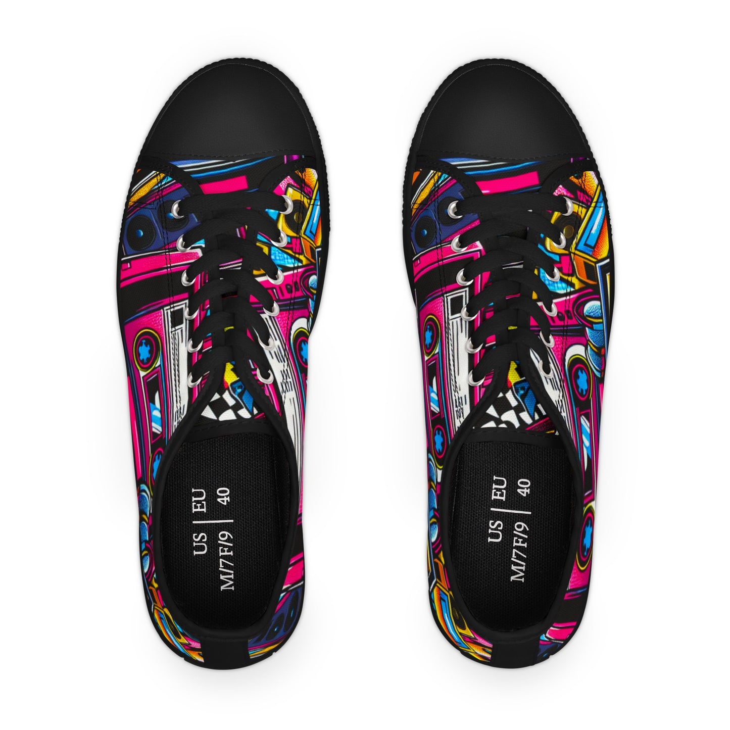 Retro Boombox Women's Low Top Sneakers