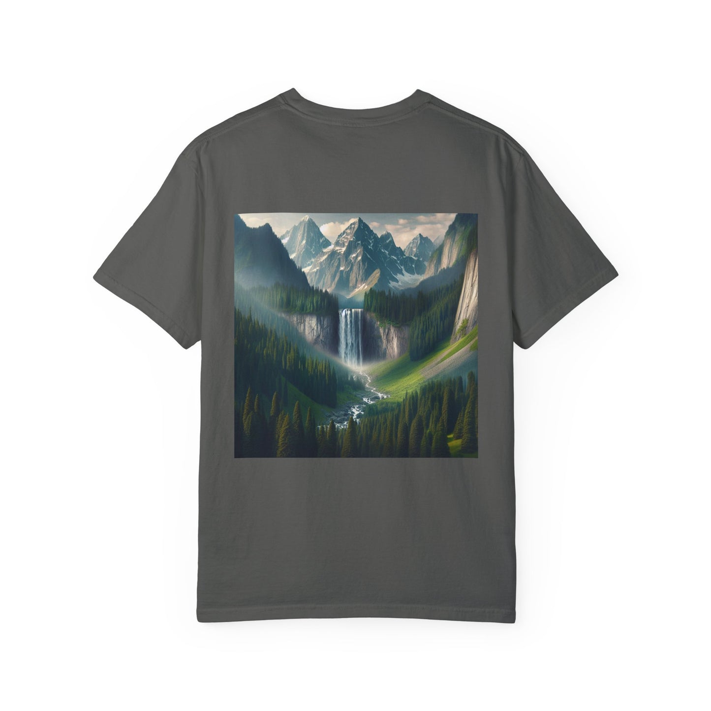 Hiking, Waterfall, Unisex T-shirt