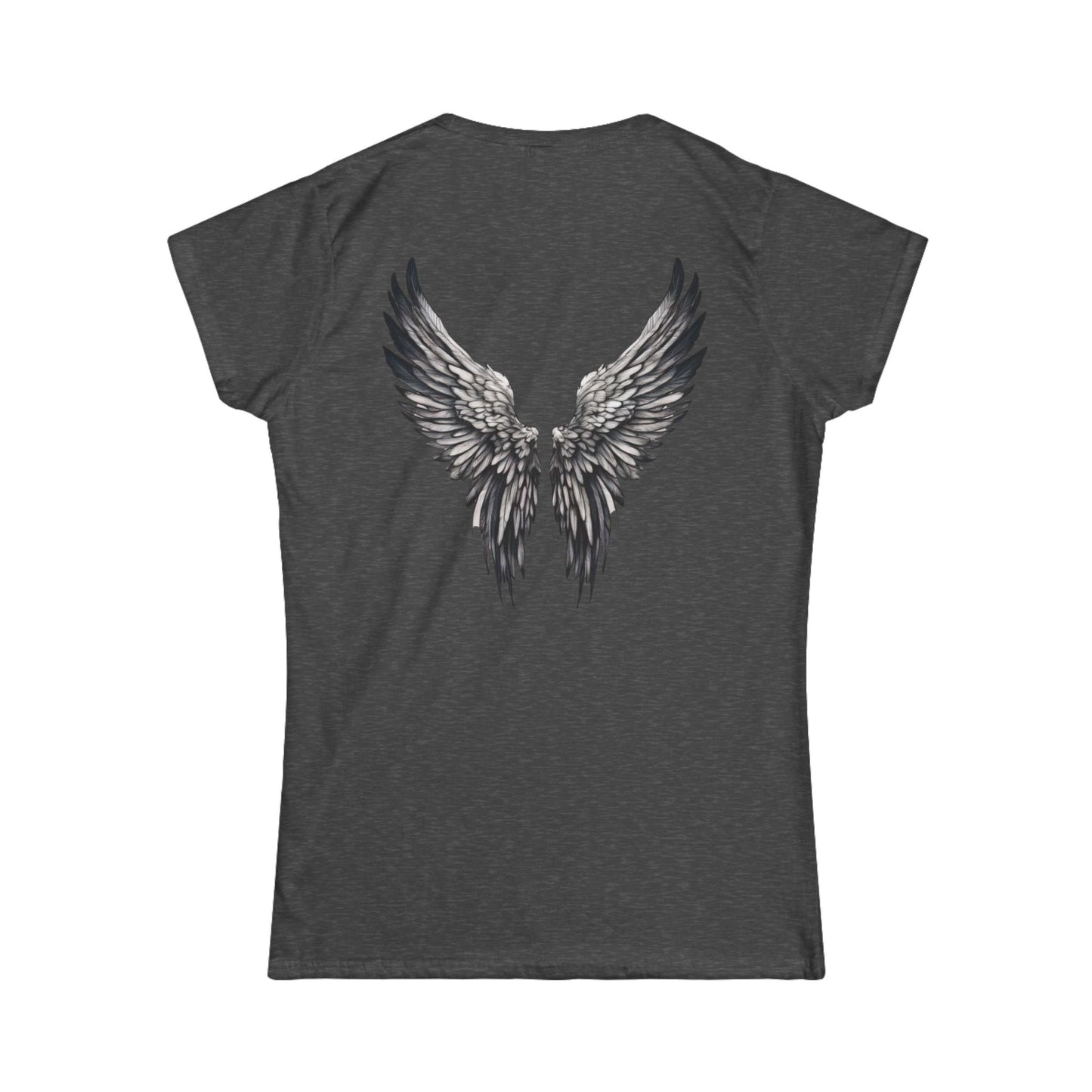 Women's Softstyle Tee, Angel Wings