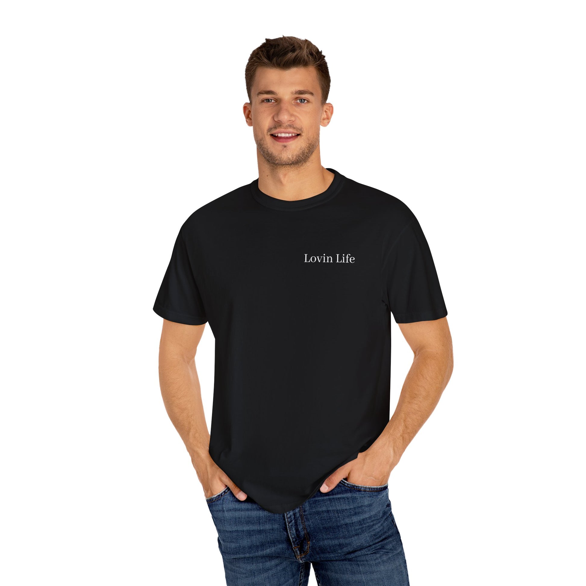 Lovin Life, Whale Print, Unisex T-shirt - Original Prints Co