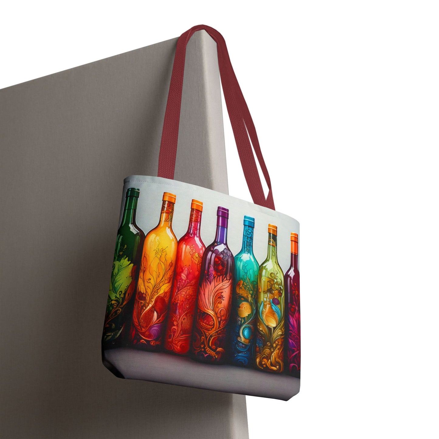 Wine Bottles, Tote Bag