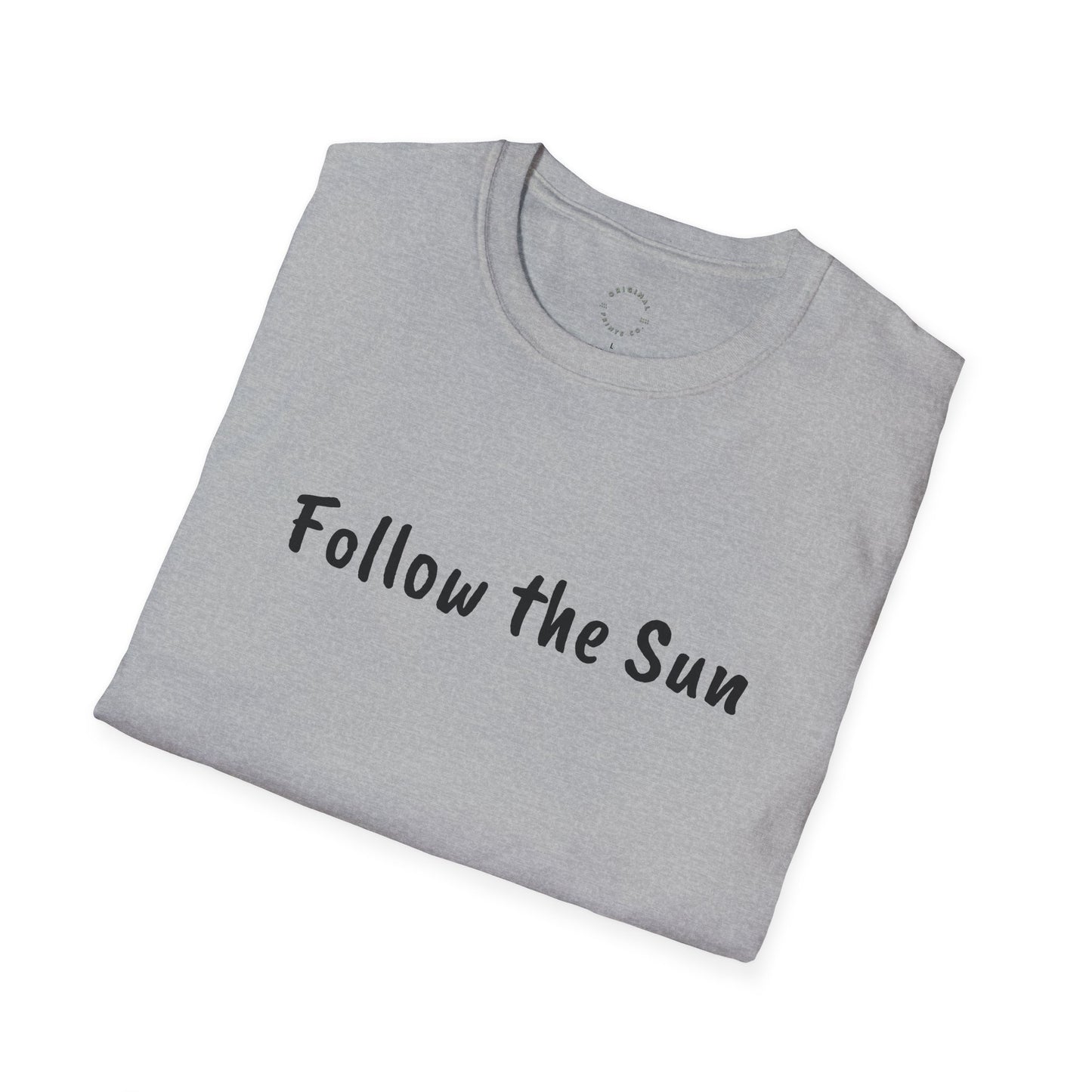 T-Shirt, Unisex Softstyle - Follow the Sun