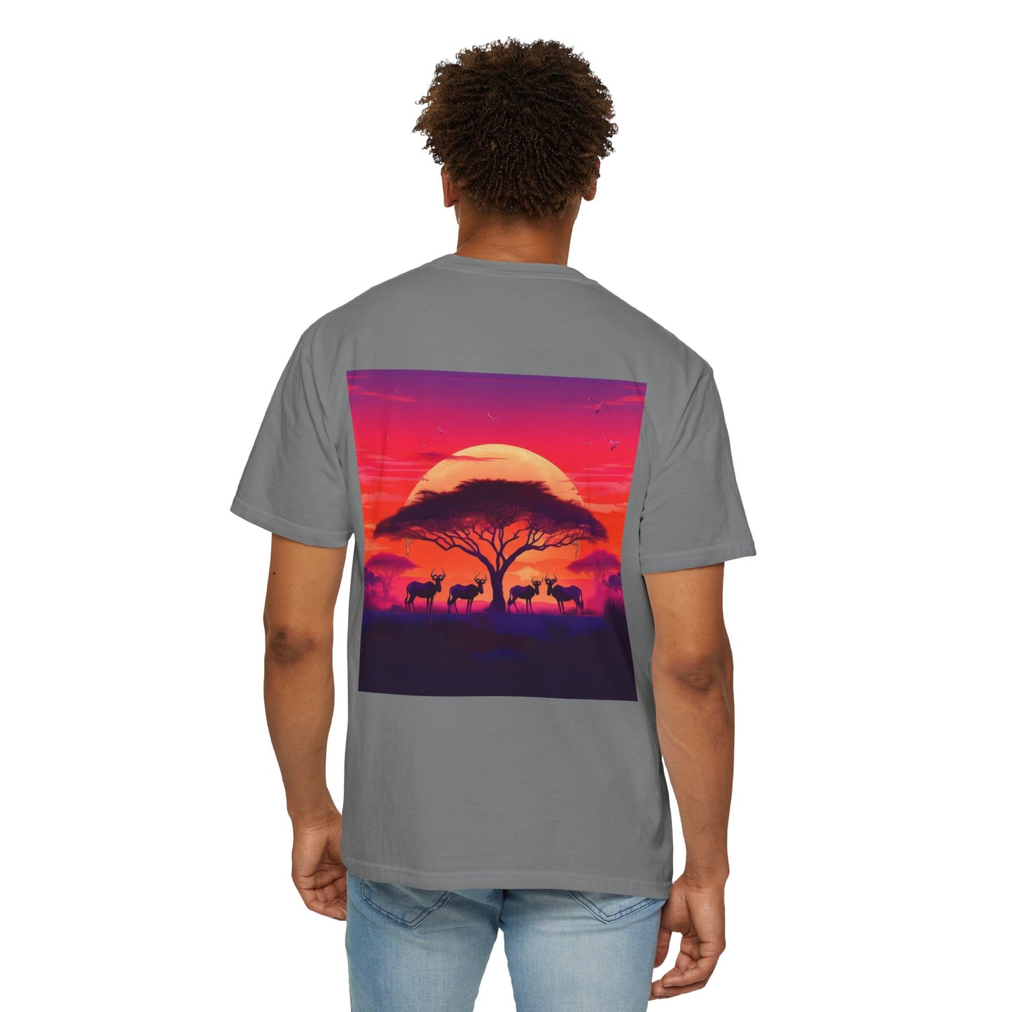 Safari Sunset, Unisex T-shirt