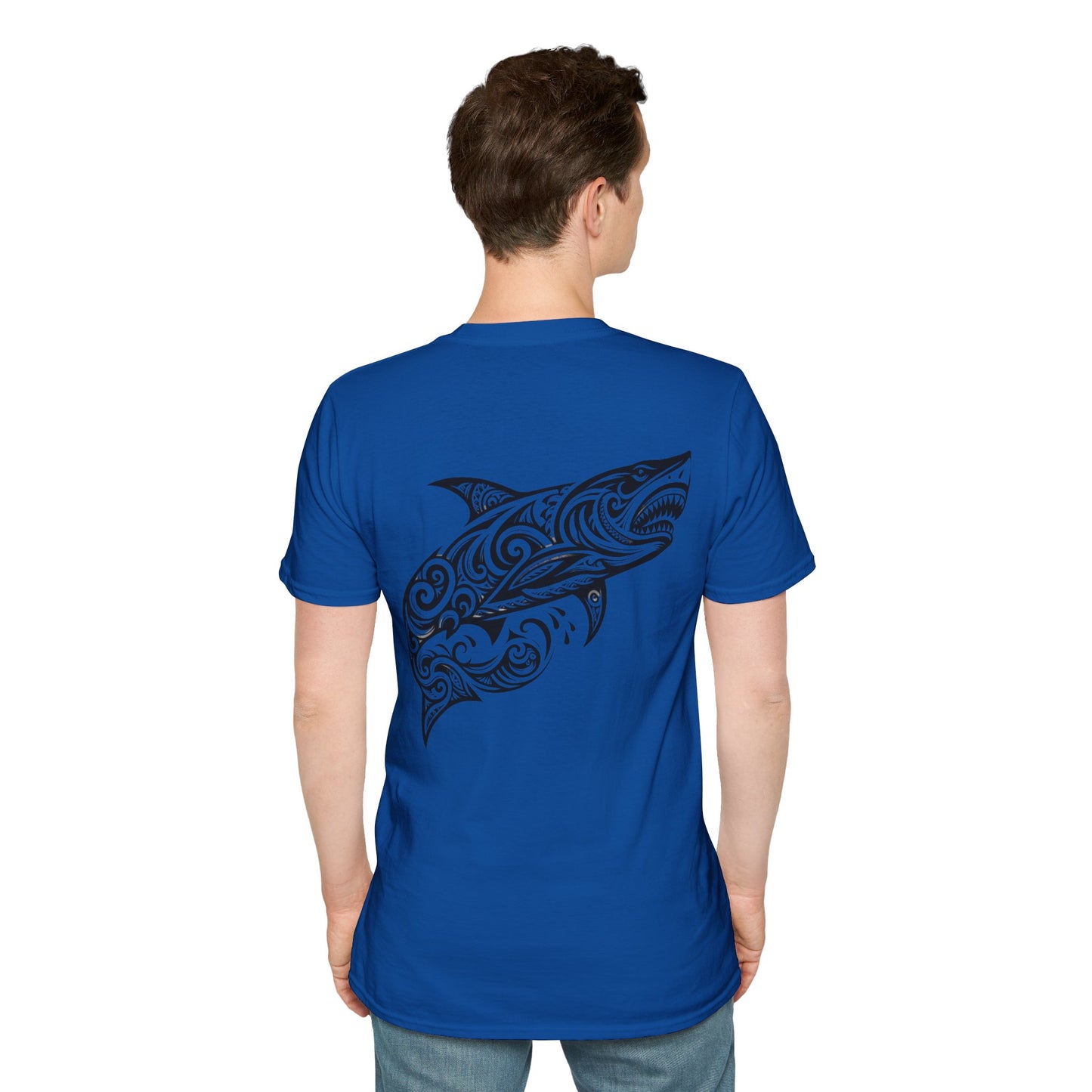 Unisex Shark Design Softstyle T-Shirt