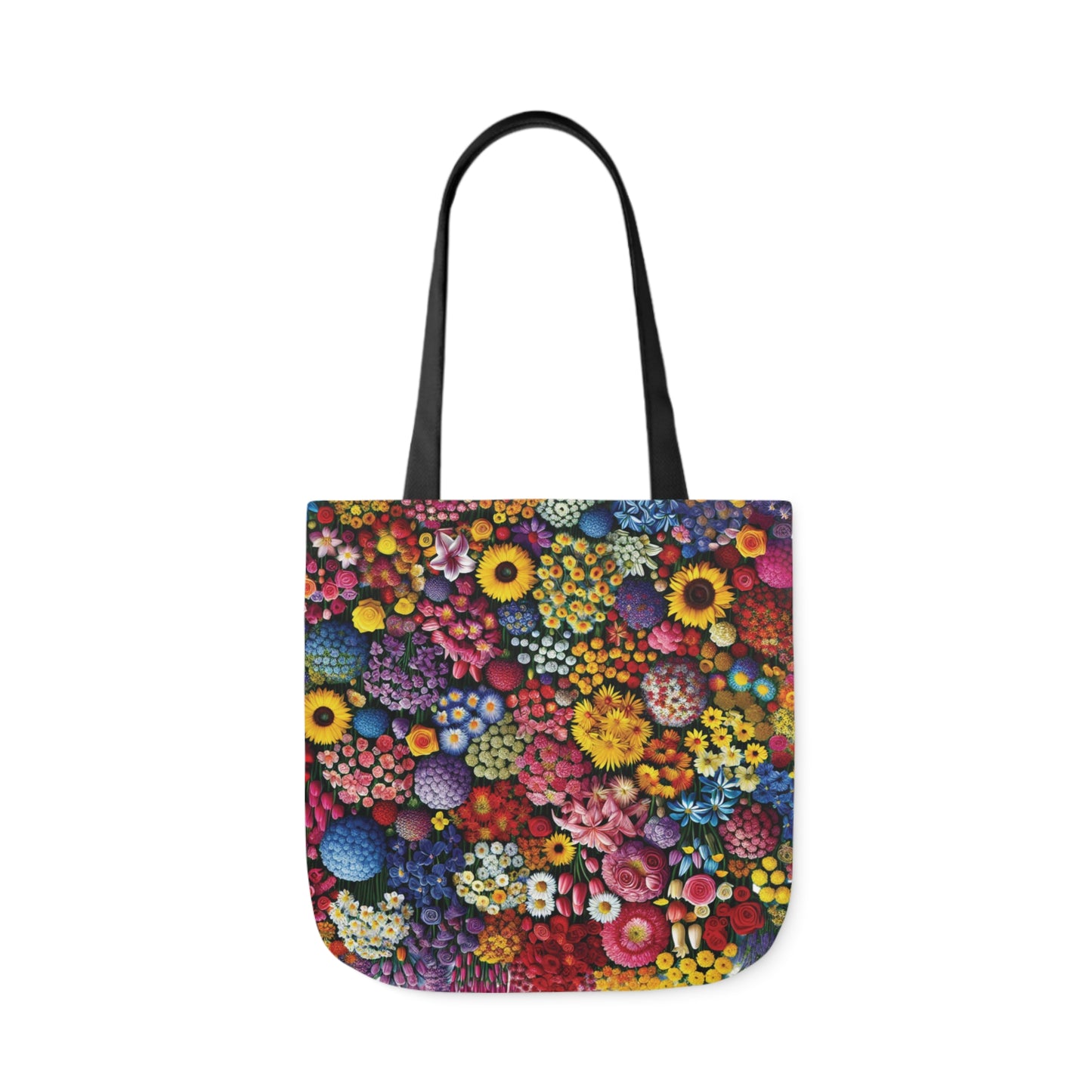 Canvas Tote Bag, Flowers