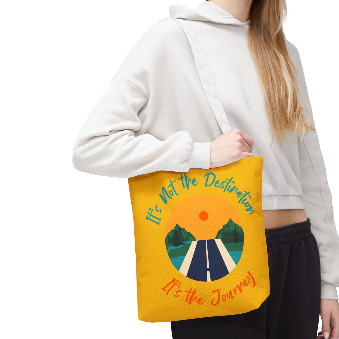 It's the Journey, Tote Bag